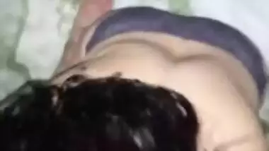 Desi slut scandalous video where she blows XXX pornographer's dick