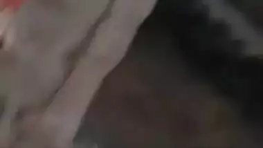 Village lover boobs play and kissing