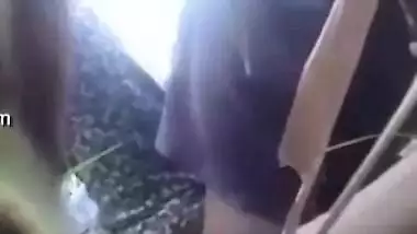 Forest is a good place for the Desi slut and XXX buddy to have sex