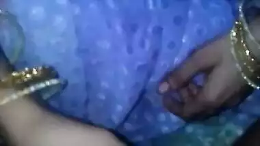 Desi Village Wife Lalita Singh Showing Boobs & Handjob Hubby’s Cock