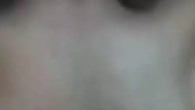 Indian nude babe takes a thick dick in her shaved pussy