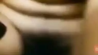 Indian minx has solo sex with XXX dildo during video chat with BF