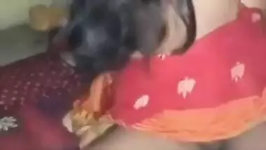 Village couple having sex at night on cam