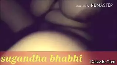 Hot horny mature aunty sougandha self playing her nude body n sucking cock