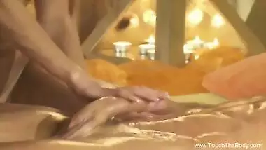 Massage Makes Him Totally Relax Each Other Feeling