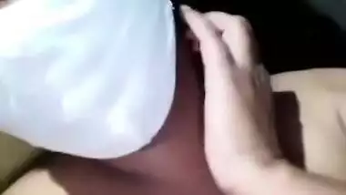 Hot Desi Girl Showing and Pressing Boobs