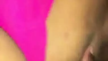 Desi wife showing boobs and armpits in pink bra two clips marge