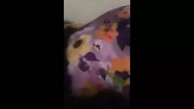 Indian wife holding hubby erect cock