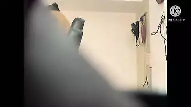 Indian girl nude dressing caught in