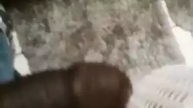 Indian teen jerks off black cock