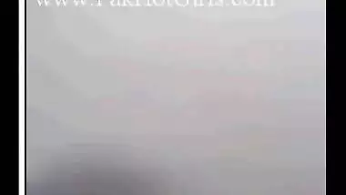 Yellow suit Indian aunty on cam flashes to me