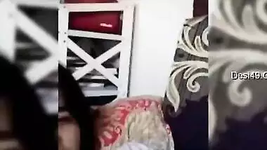 Demonstrating tits is a way to make the Indian girl's husband happy
