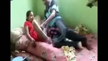 Saree mai mausi ko bhanje ne chod ke Hindi blue film banai