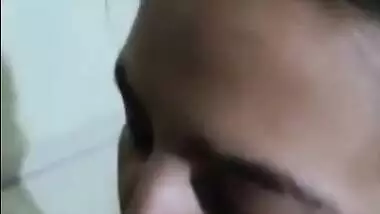 Cheating desi wife sucking cock of her hubbys friend