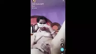 Nidhi Kumari hot Tango Live