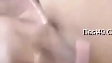 Camera films how Indian young woman gives big XXX breasts away to fans