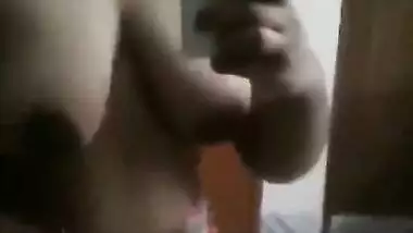 Horny desi college girl showing her boobs and pussy