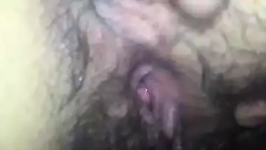 Fingering the bushy pussy of a Punjabi girl