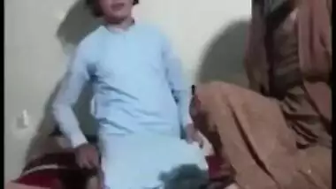 Indian aunty makes nephew have incest sex, scandal Desi MMS online