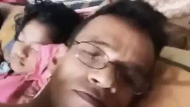 Kinky husband and big boob wife record their village porn