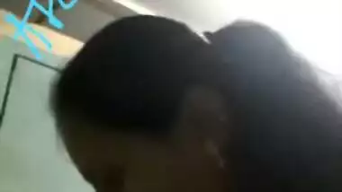 Cute Desi babe undresses and XXX shows her boobs and hairy pussy