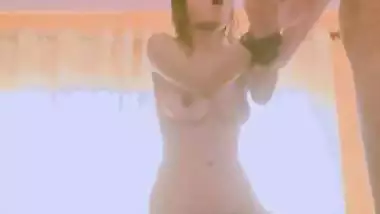 Wild young guy enjoys BDSM sex with a submissive GF