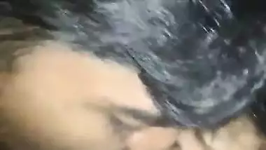 New Dehati couple romance at night time selfie video