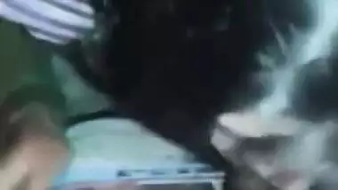 Neighbour Bhabi in Green Suit Giving Blowjob