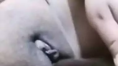 Famous Desi Tik Toker Video Call Fingering with cucumber