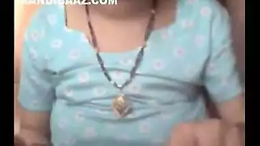 Punjabi village bhabhi boob pressed hard on cam