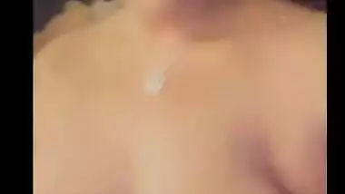 Desi girl boobs show on video call to boyfriend
