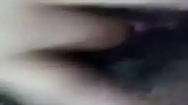 Super Sexy Look Desi Girl Record Her Fingering Selfie