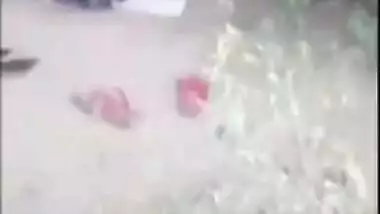 Tamil couple banging outdoor in a jungle gets caught on a , desi sex mms