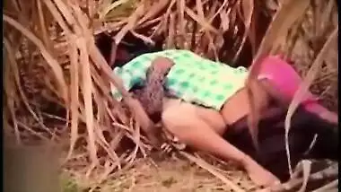Husband caught wife emotional fuck with lover outdoor in jungle, Desi mms sex