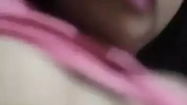 Desi horny girl playing with her boobs on cam