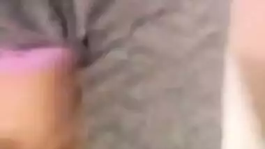 Camera films Desi girl exposing XXX boobs and working fingers down there