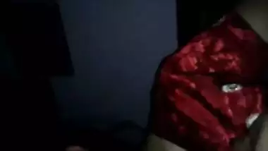 Newly married sweet chubby Indian woman